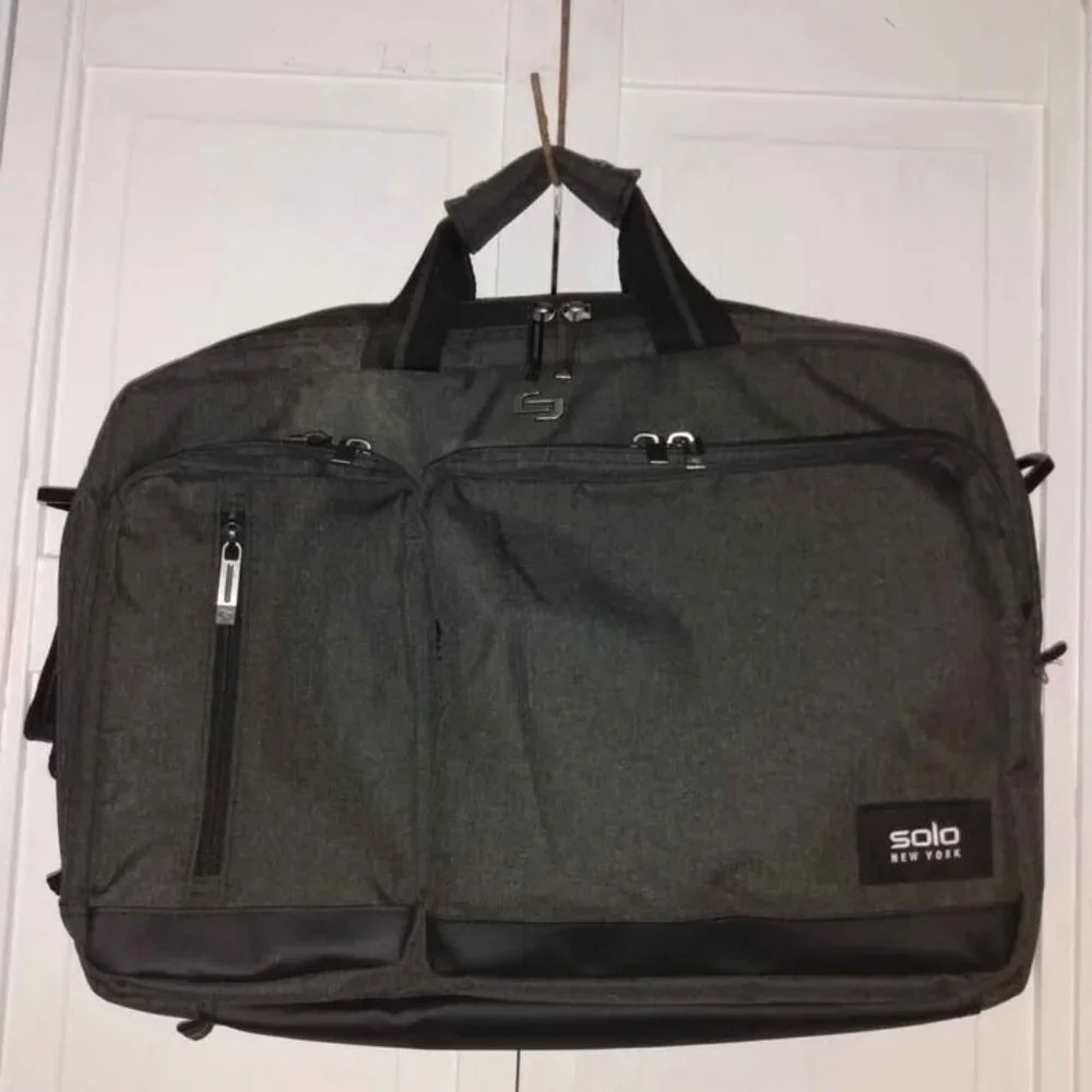 Solo New York Gray Laptop Backpack